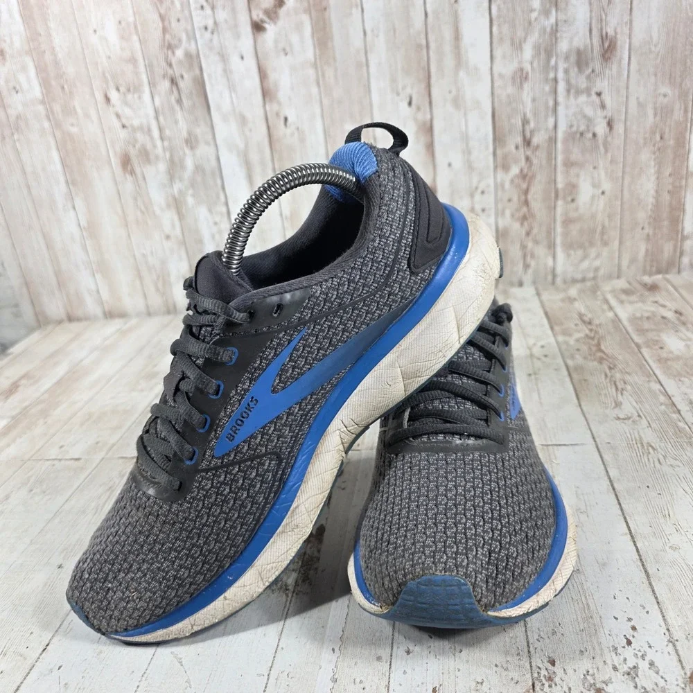 Brooks Revel 6 Mens Running Shoes Black Grey Blue Size 9 Medium D